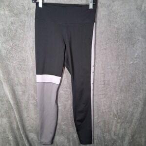 Nike One Women's 7/8 Tights Size Medium Black Gray All Day wear